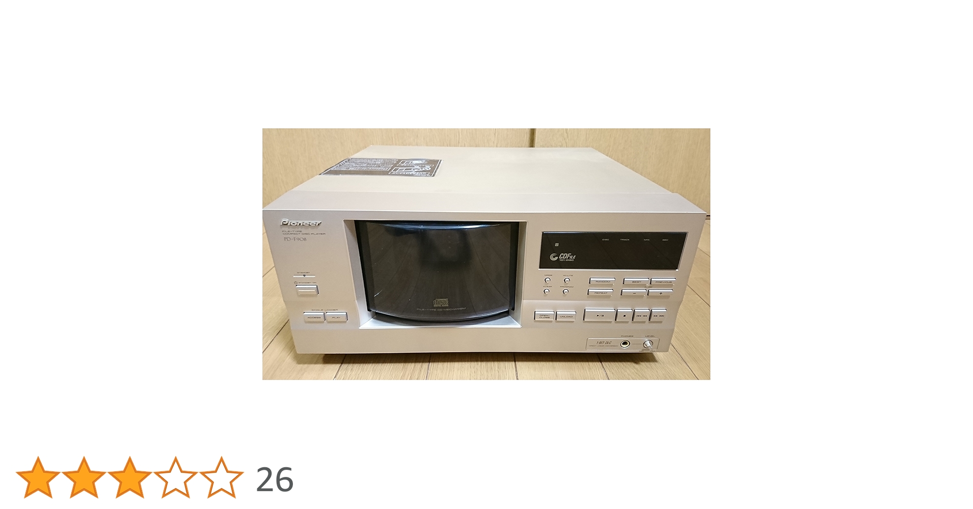 【動作】Pioneer PD-F908 101枚CDチェンジャー s-l400.jpg